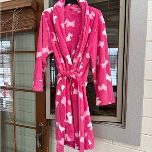 Charter Club Pink and White Robe